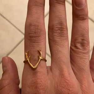 Gazelle gold ring